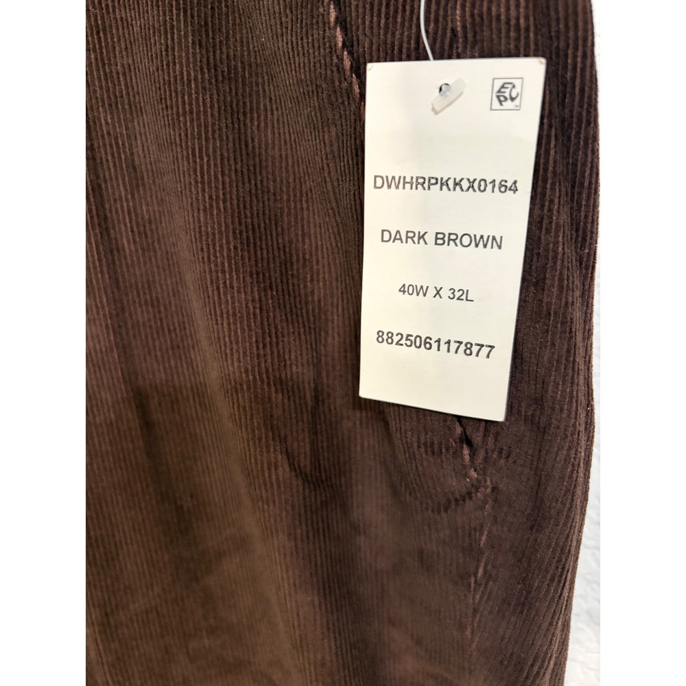 Lauren Ralph Lauren Dewhurst Mens Corduroy Pants Dark Brown 40x32 DWHRPKKX0164 - Picture 3 of 6